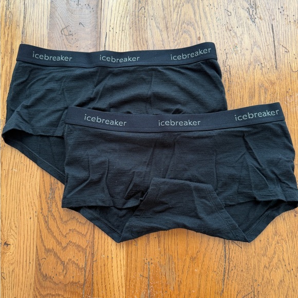 Icebreaker Black Women Briefs - Picture 3 of 4